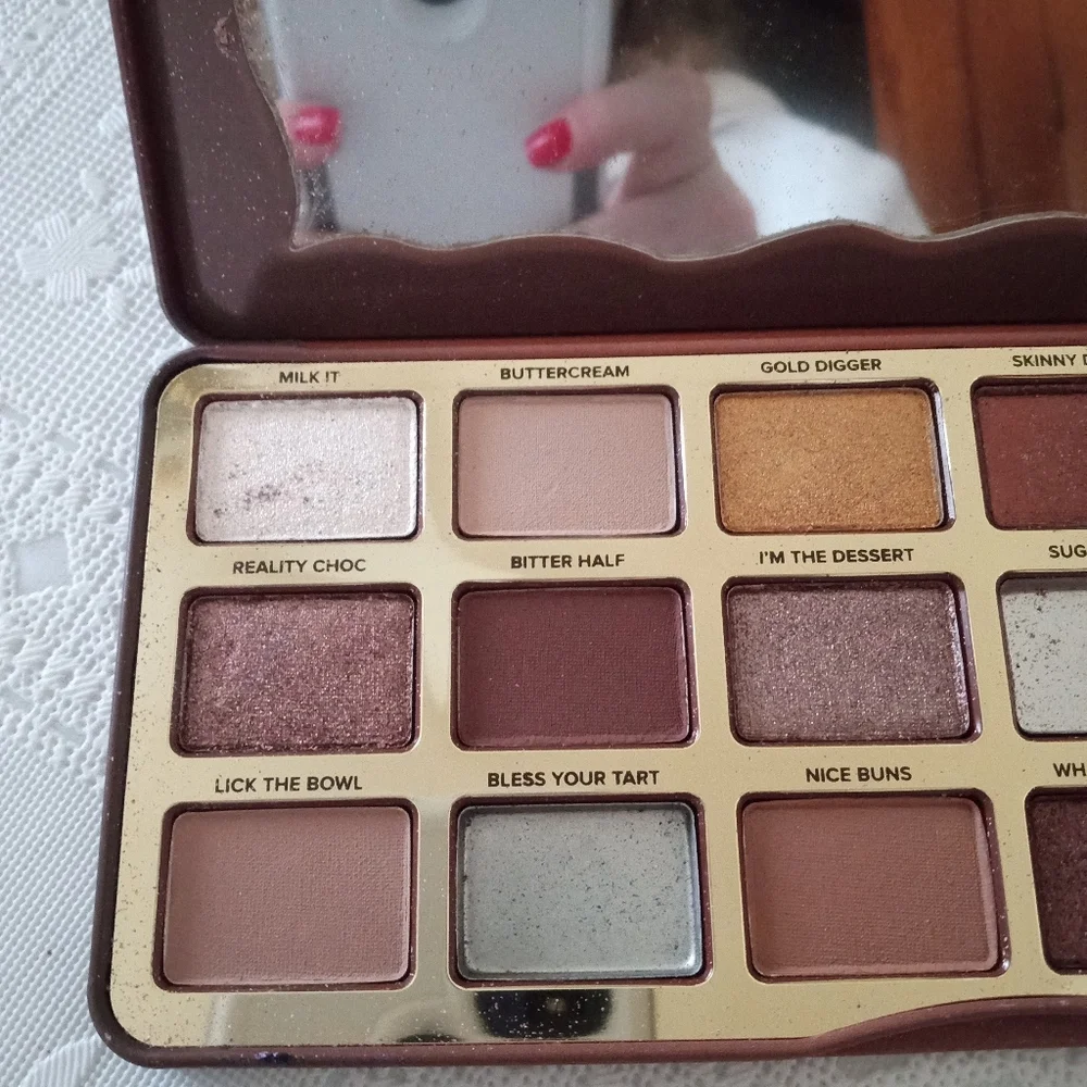 HP🔥Too Faced Better Than Chocolate Cocoa Infused EyeShadow, New w/Defects - Picture 4 of 14